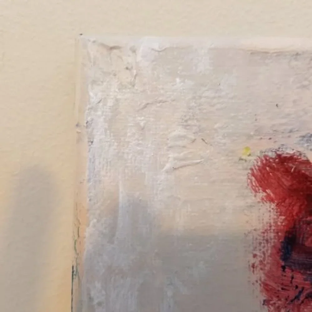 OriginalWall Art modern abstract acrylic painting on canvas. Size: 8 x 10 inches - Picture 7 of 8